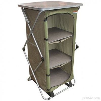 Bushtec Adventure Sierra Canvas Camp Cupboard, camping table or outfitter cupboard, table. 556538930